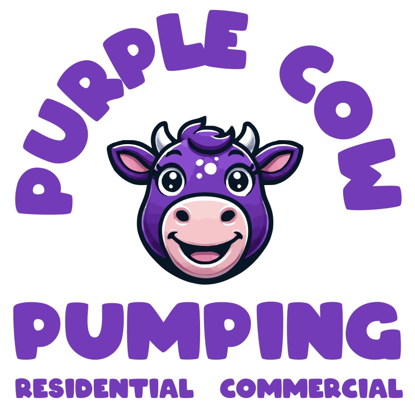 Purple Cow Pumping Logo